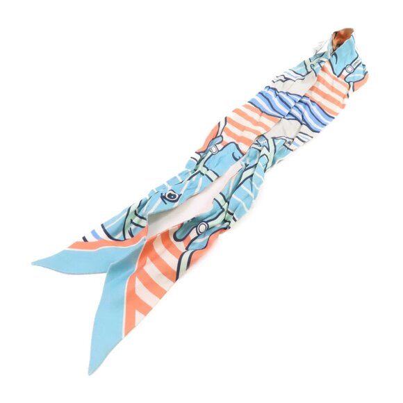 ❤️HERMES Twilly Scarf Scarves Silk❤️ - Picture 5 of 15